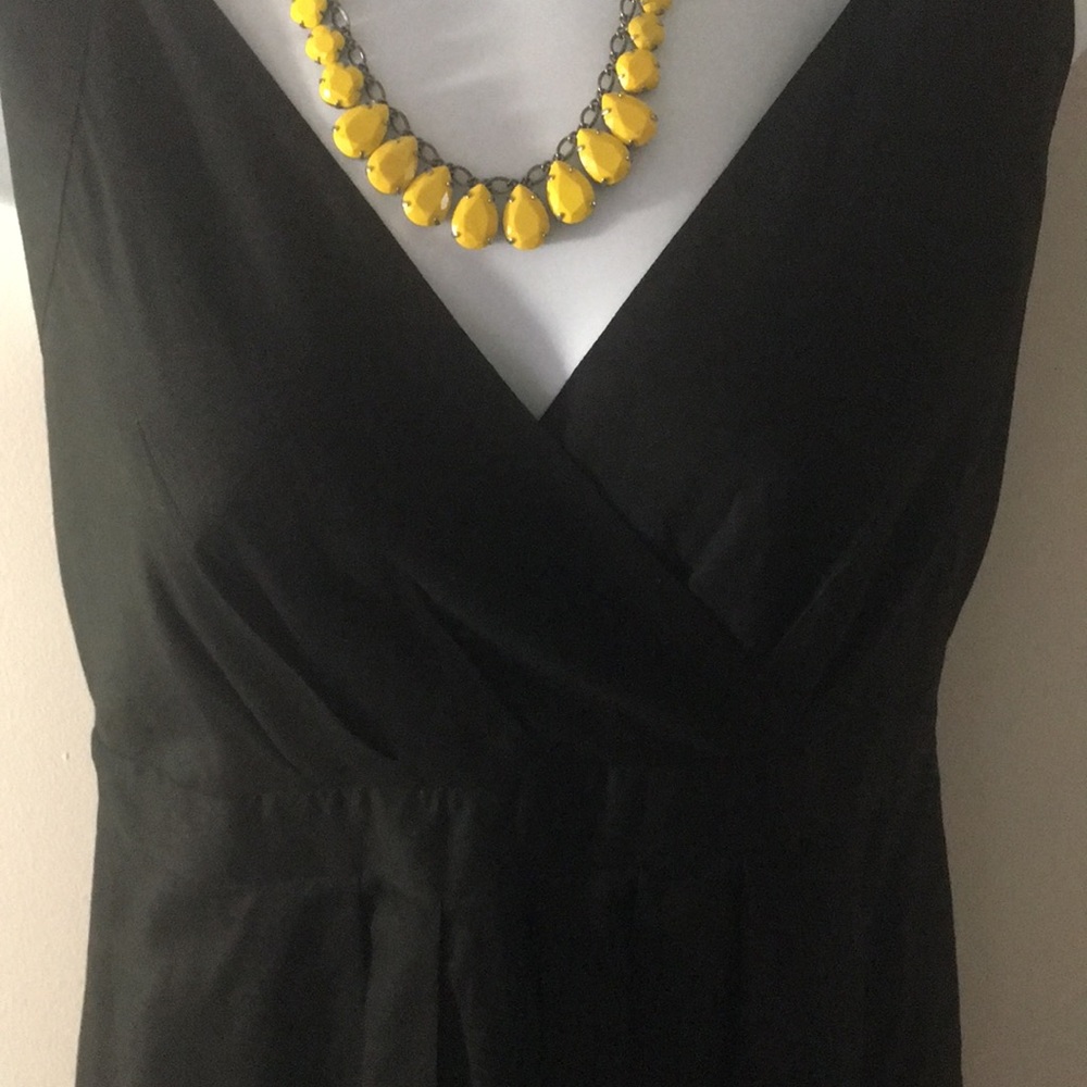 Theory black cotton dress sz10